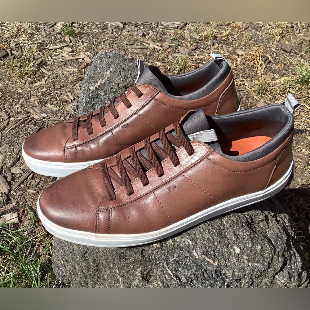 Martin Dingman Cameron Sheep Skin Sneakers Leather Mens Size 12M EUC